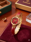 Labaoli Women’s Luxury Bracelet Watch – Red Gold Fashion Quartz Watch