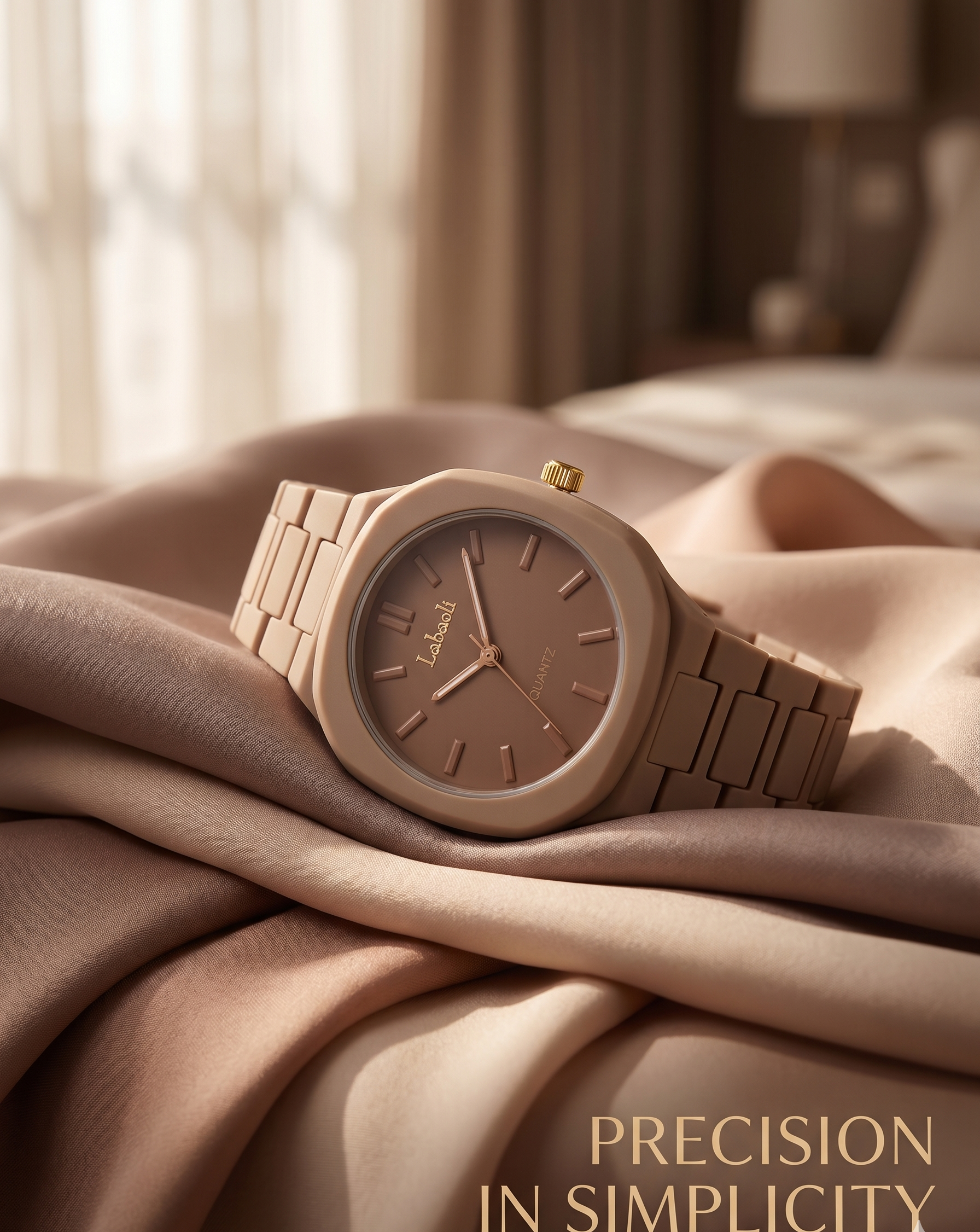 Labaoli Women’s Elegant Brown Watch – Minimal Luxury Design