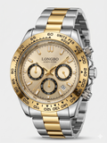 LONGBO Men’s Luxury Sports Watch – Japanese Movement Stainless Steel Strap
