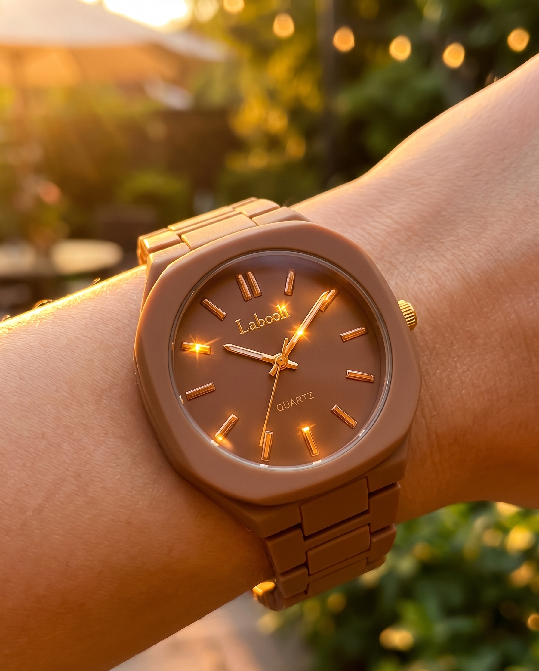 Labaoli Women’s Elegant Brown Watch – Minimal Luxury Design
